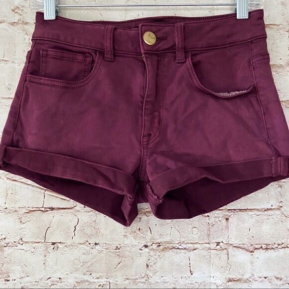 American Eagle high rise shortie shorts - Picture 1 of 4
